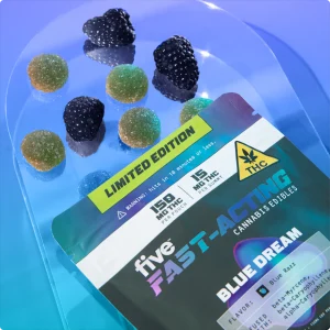 Alternative view of BLUE DREAM FAST-ACTING 15MG THC GUMMIES UK